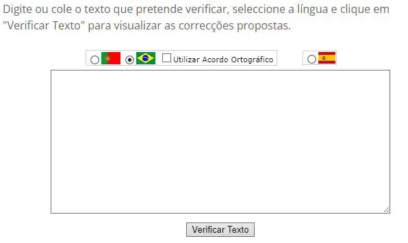 Corretor de texto Captura de tela do Flip