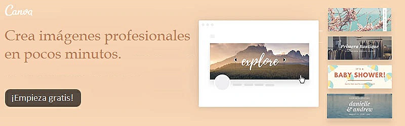 Banner promocional de Canva