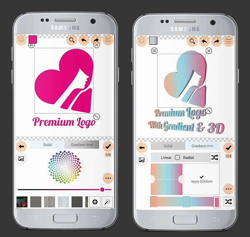 Pantalla Logo Maker Plus