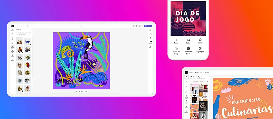 Pantalla Adobe Express