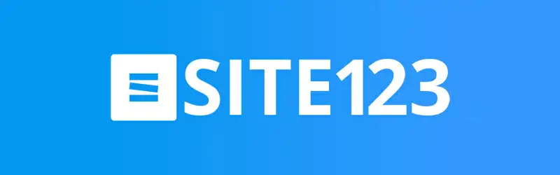 Logo do criador de sites SITE123
