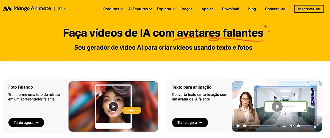 captura de tela do Mango AI