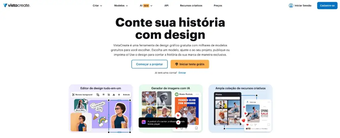 VistaCreate captura de tela do VistaCreate