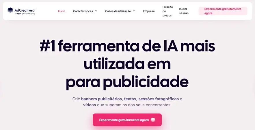 AdCreative.ai captura de tela do AdCreative.ai