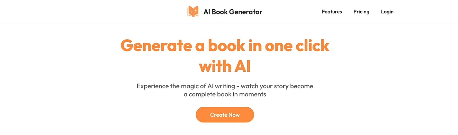 Captura de tela do AI Book Generator