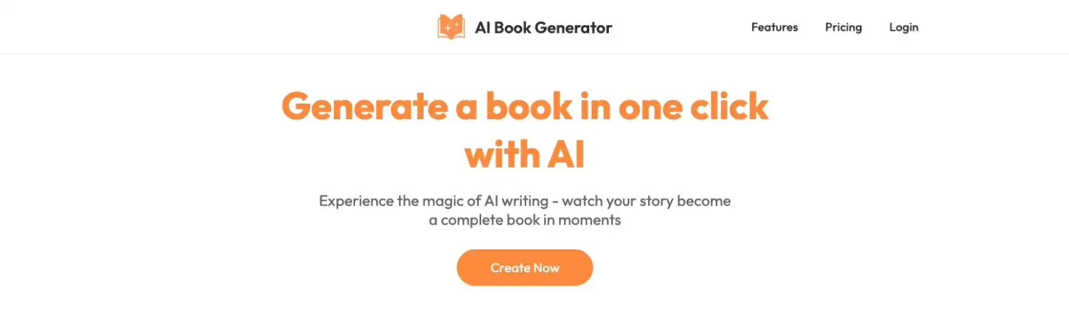 Captura de tela do AI Book Generator