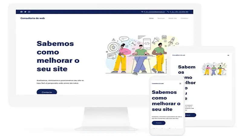 Exemplo de landing page