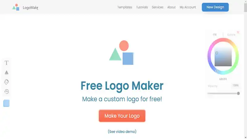 Criar logotipo online gratis com imagens Site do Logo Makr