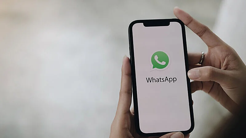 Tela de boas vindas do WhatsApp