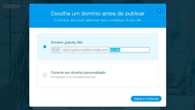 Criar site passo 7