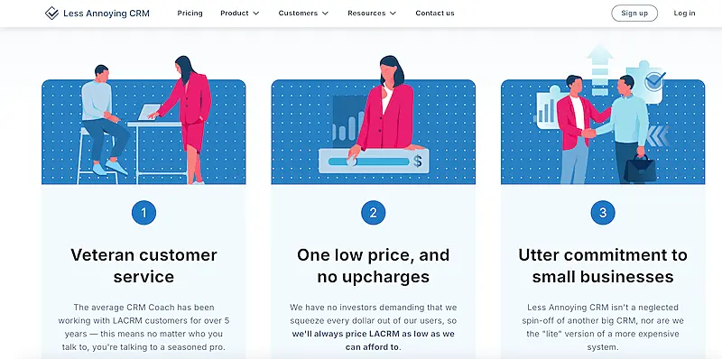 Less Annoying CRM website