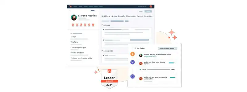 7 captura de tela do crm para ecommerce hubspot