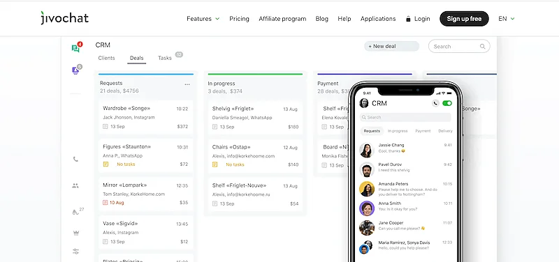 JivoChat CRM 
