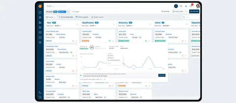 3 captura de tela do crm para whatsapp freshsales
