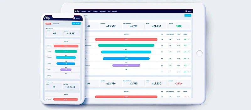 captura de tela do crm para whatsapp fleeg