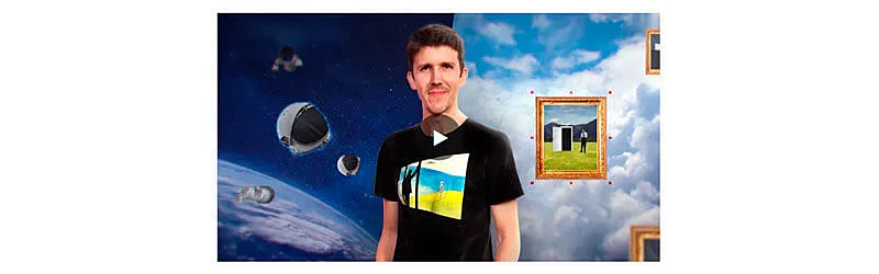 Professor do curso de animação de colagem animada