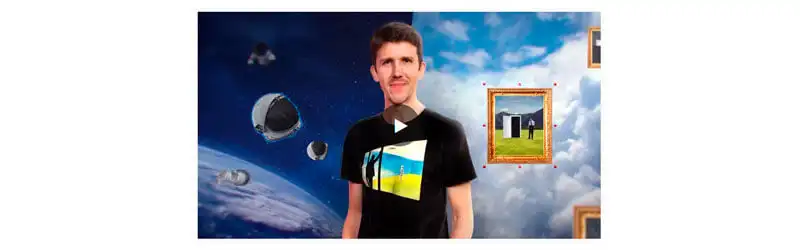 Professor do curso de animação de colagem animada