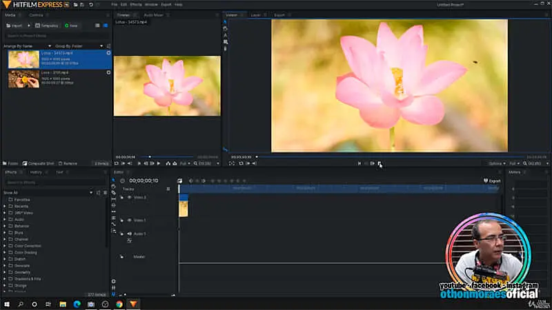 Captura de tela do curso de edição de video você editor