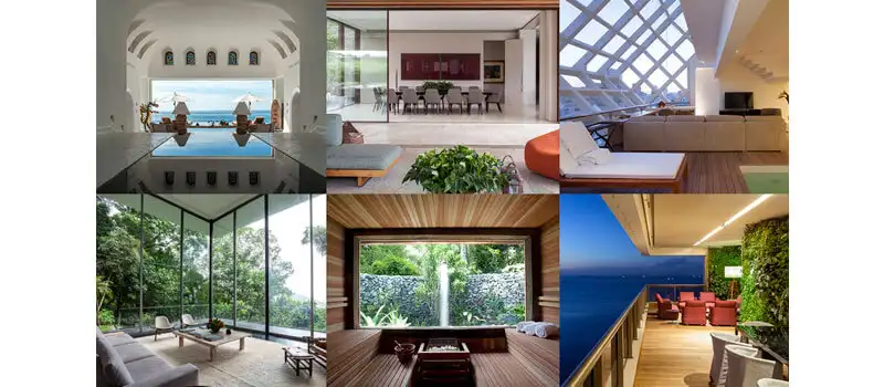 6 fotos interessantes de interiores diferentes 