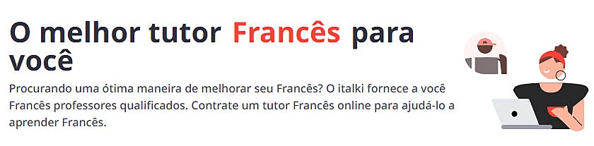 O melhor tutor francês para você - italki