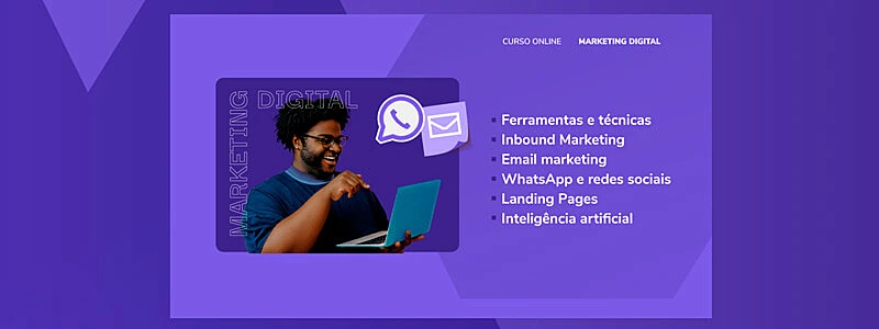 banner do curso de marketing digital gratuito da rd university