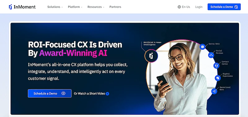 InMoment home page