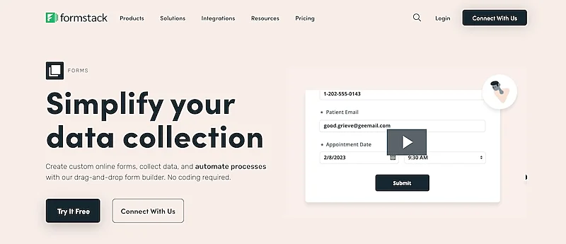 FormStack page