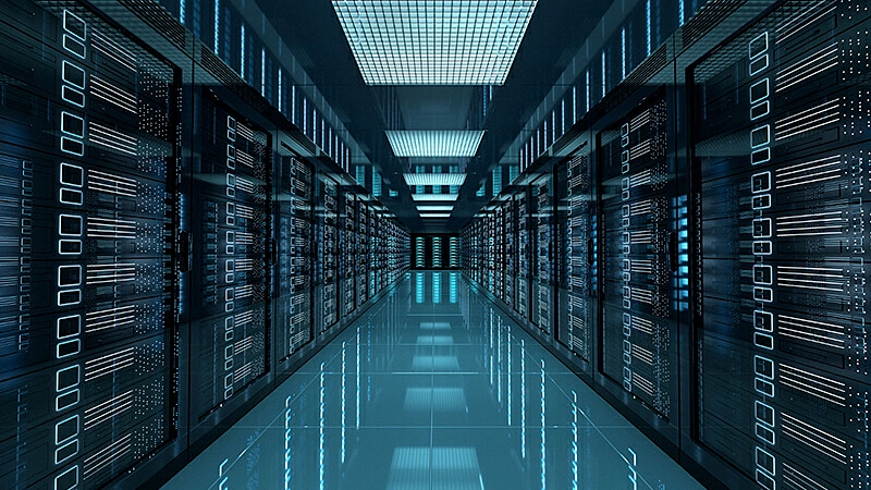 foto de um data center