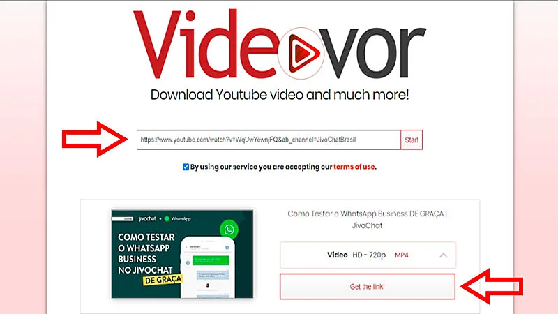 Paso 1 para descargar musica en VideoVor
