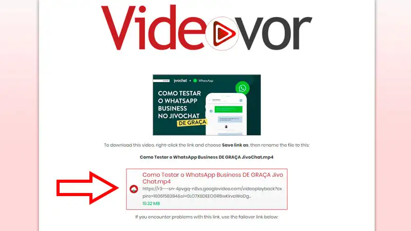 Paso 2 para descargar musica en VideoVor