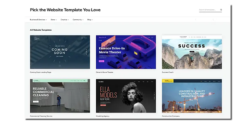 Exemplos de design de sites