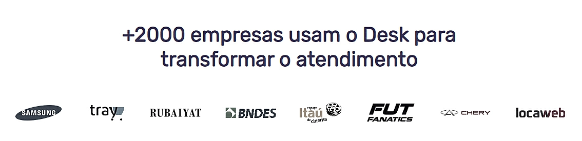 Empresas que já utilizam o Desk360