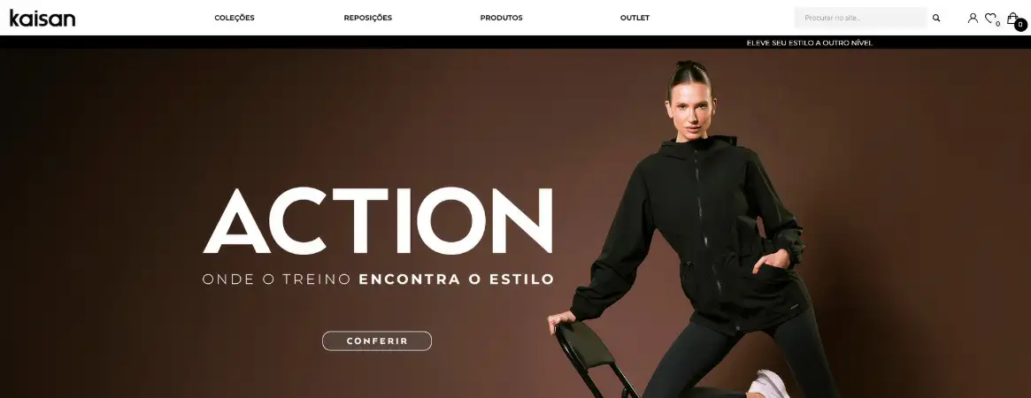 captura da pagina da Kaisan