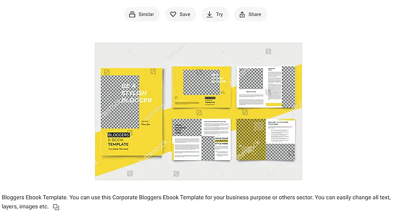 Blogger ebook template