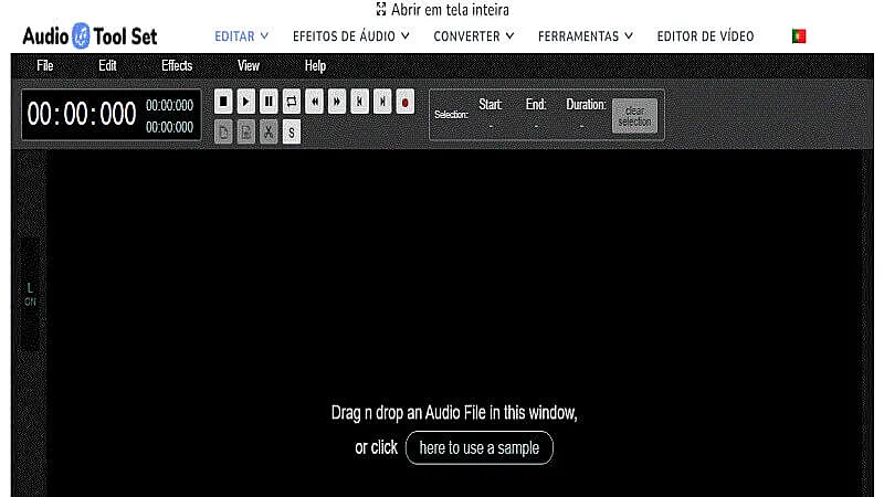 plataforma de Audio Tool Set