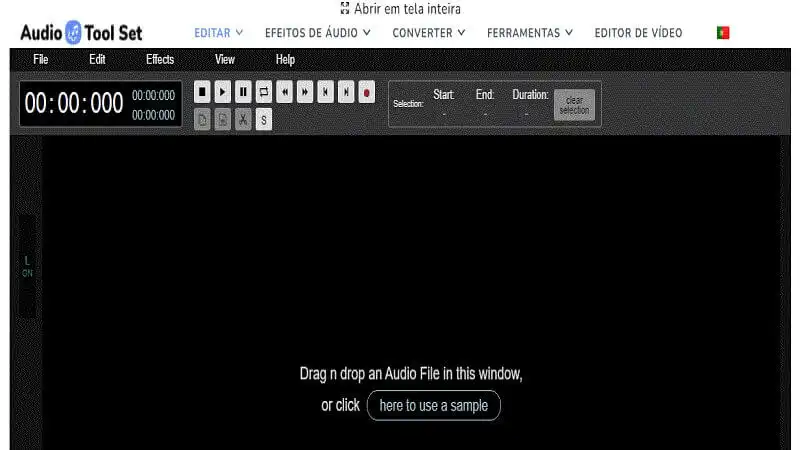 plataforma de Audio Tool Set