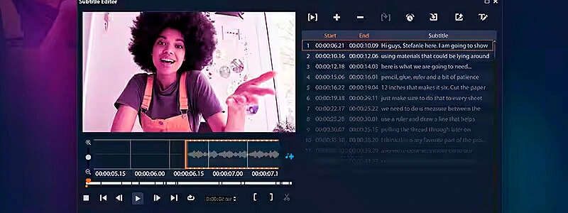 captura de tela do site do edito de video video studio ultimate mostrando a interface do programa