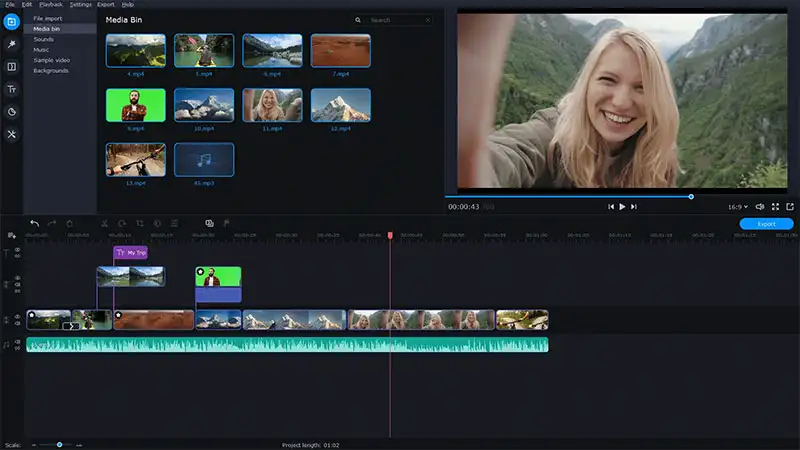 editor de video online