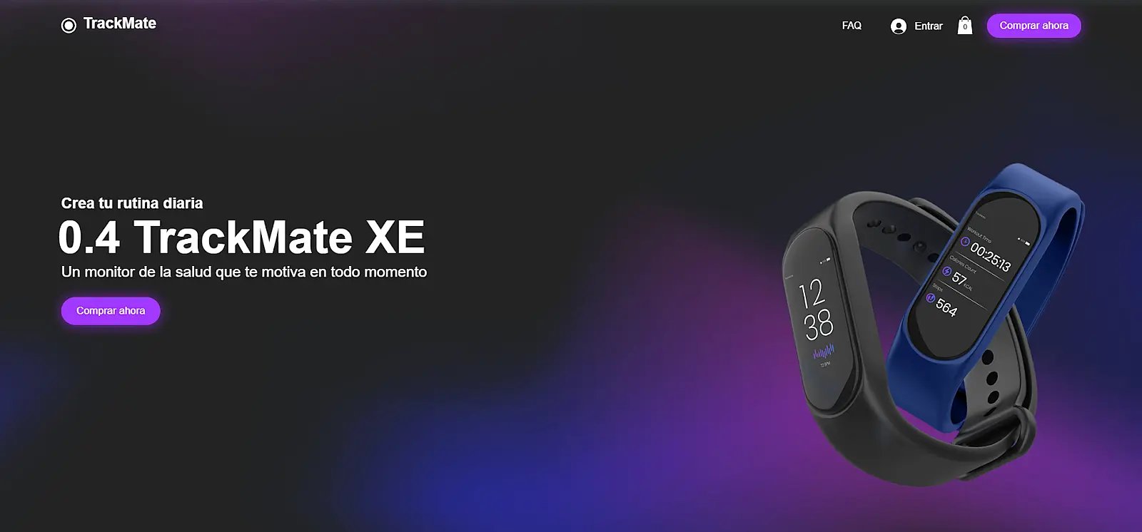 Ejemplo de Landing Page de producto