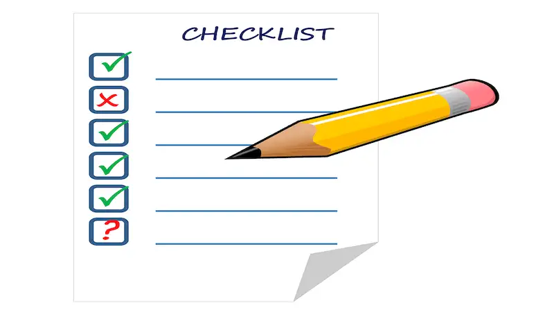 Best email marketing practices checklist The image shows a checklist