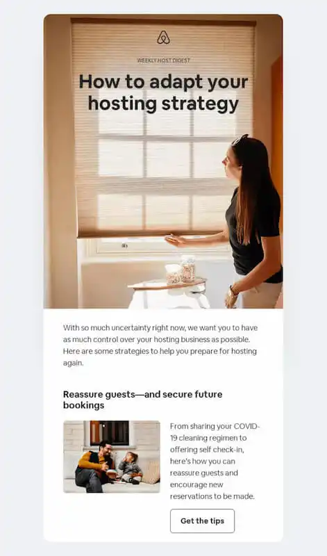 Airbnb email