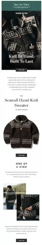 Taylor Stitch email