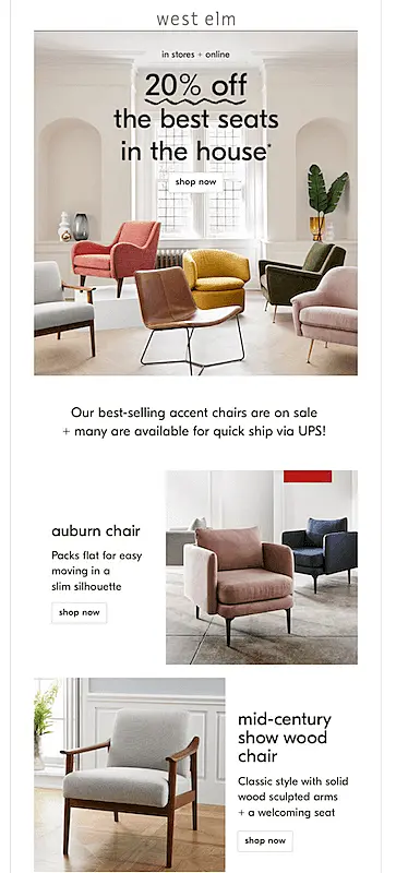 West Elm email