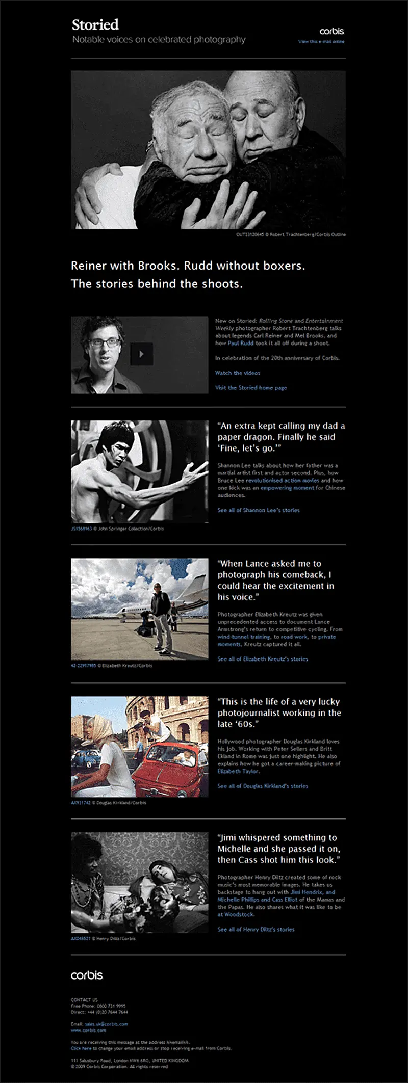 email marketing exemplos corbis getty image 