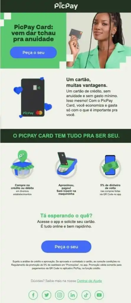 21 email marketing exemplos picpay 2