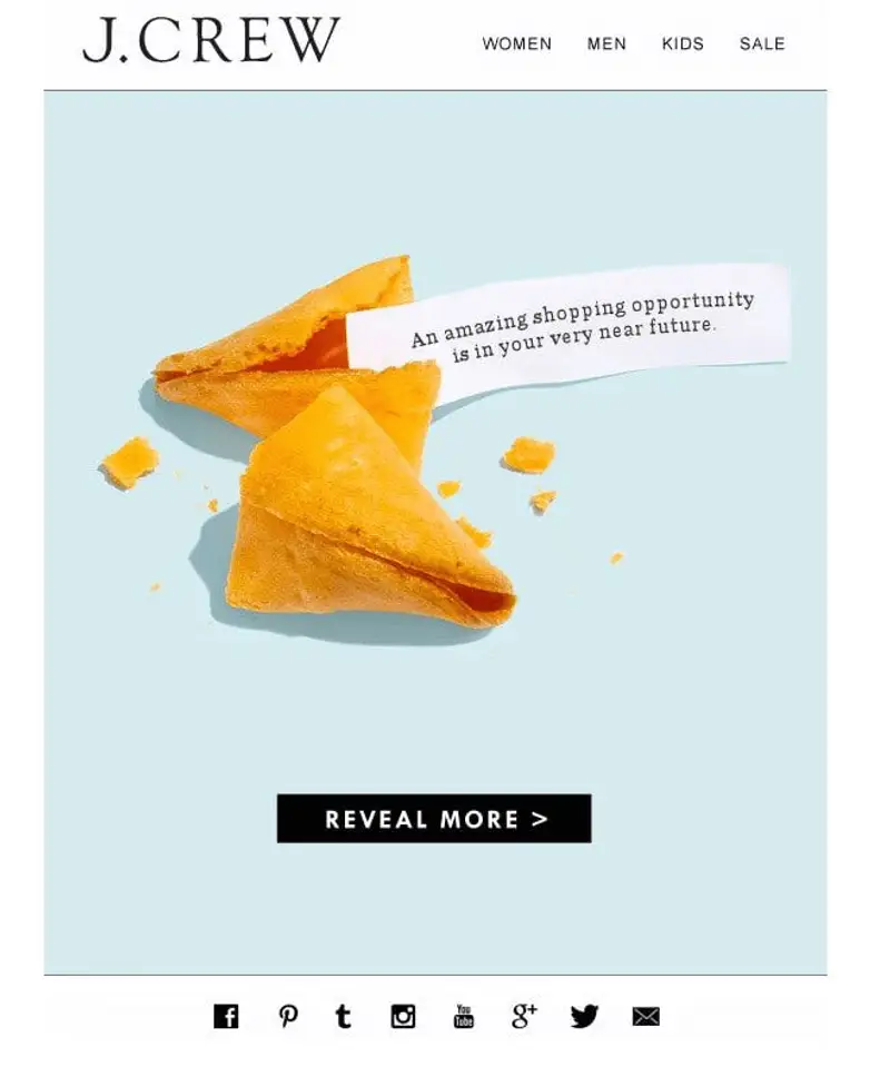 26 email marketing exemplos j crew