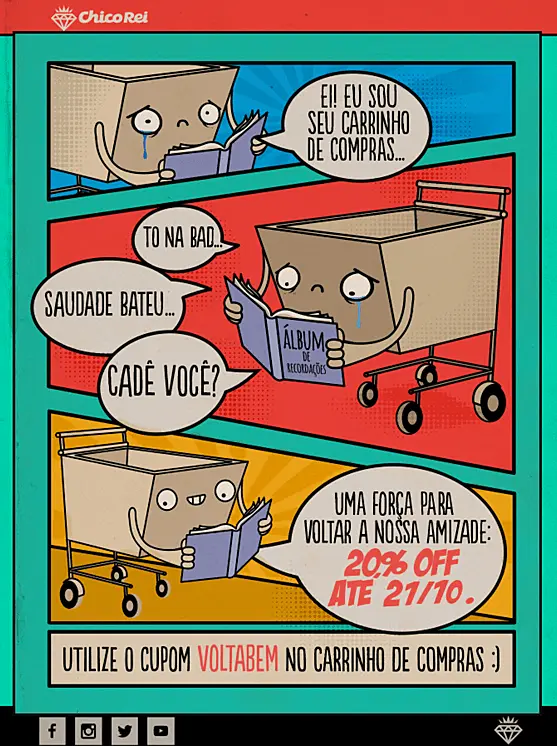 email marketing exemplos do chico rei