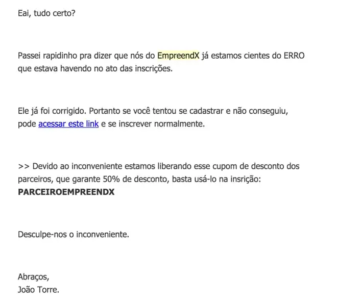 45 exemplo de email marketing empreendx