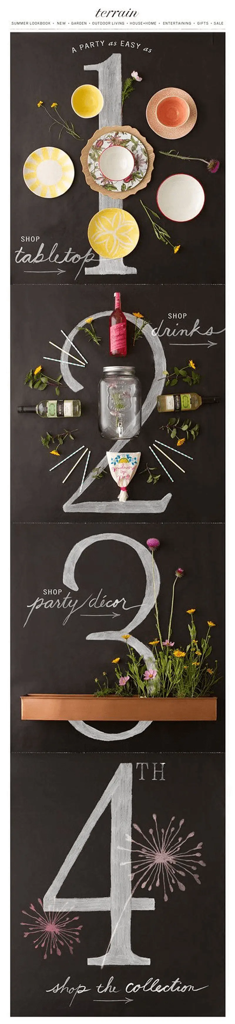 exemplo de email marketing terrain