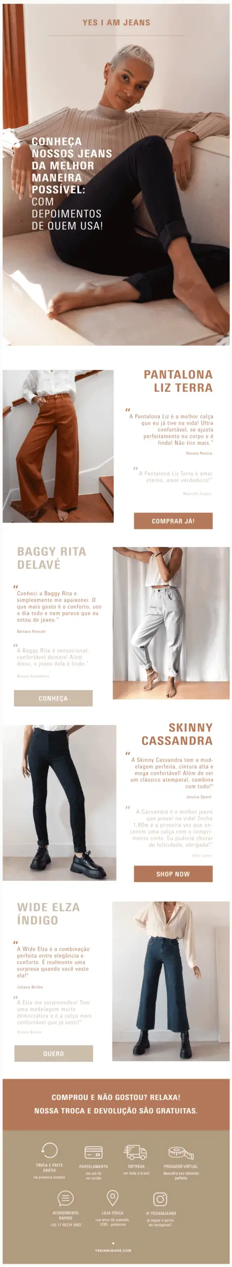 9 email marketing exemplos yes i am jeans